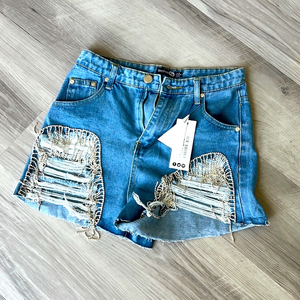 Boohoo Denim Shorts.